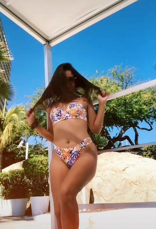 5. Sexy Ana Morquecho in Floral Bikini