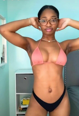 2. Sexy Angel Ogbonna in Pink Bikini Top