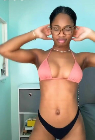 4. Sexy Angel Ogbonna in Pink Bikini Top