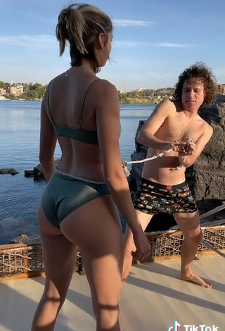 3. Sexy Ary Tenorio in Olive Bikini