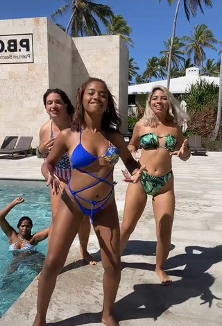 3. Beautiful Ashley Montero in Sexy Bikini at the Pool