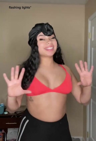2. Sexy BbygShai in Red Bikini Top