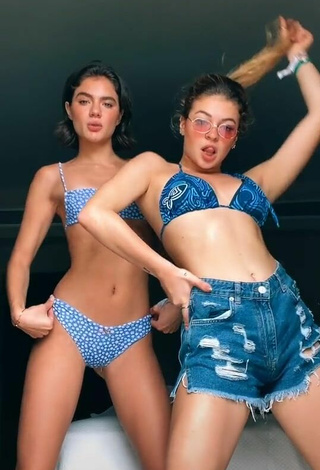 Erotic Carlota Madrigal in Bikini Top