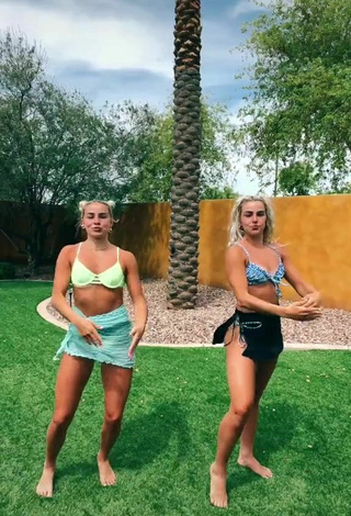 5. Hot Hanna & Haley Cavinder in Bikini Top