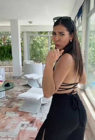 4. Beautiful Kimberly Loaiza in Sexy Black Bikini Top