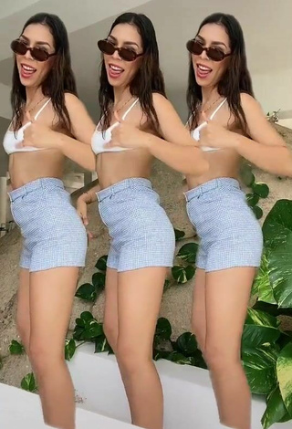 2. Sexy Kimberly Loaiza in White Crop Top