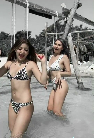 3. Sexy Cellegrini in Bikini at the Beach