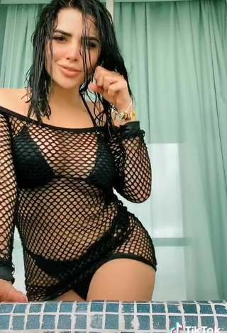 3. Sexy Dania Méndez in Black Dress
