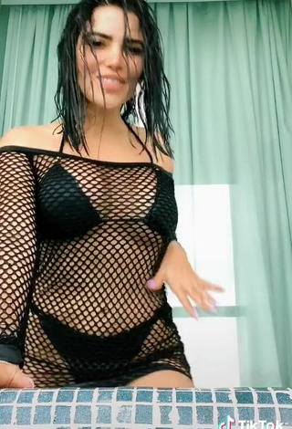 4. Sexy Dania Méndez in Black Dress