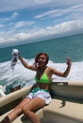 3. Hot Dani Russo in Bikini Top on a Boat